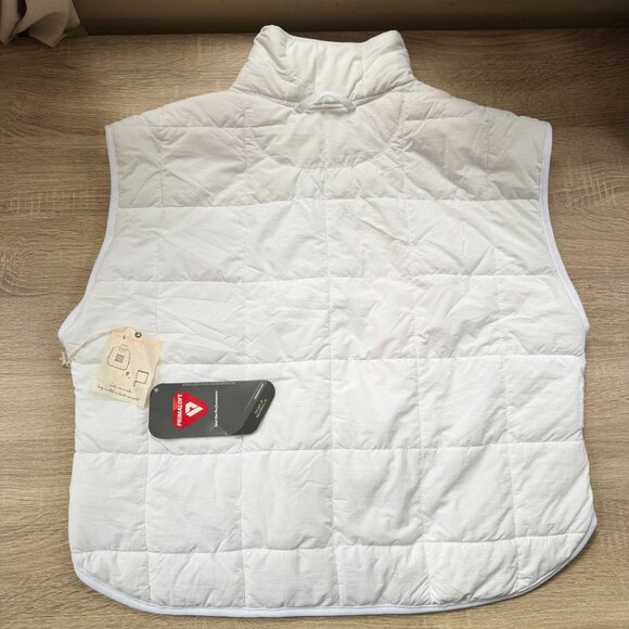 NWT Free People Movement Pippa Packable Puffer Vest Sleeveless in White Medium - Picture 5 of 10